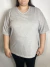 Remera Algodon Clasica escote en v (6418)
