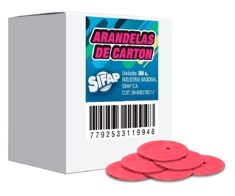 ARANDELA DE CARTON SIFAP X 100U