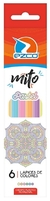LAPICES DE COLORES PASTEL EZCO MITO X 6 LARGOS