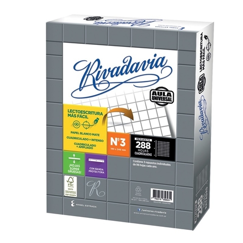 REPUESTO RIVADAVIA 288HS AULA UNIVERSAL RIVADAVIA C/BANDA