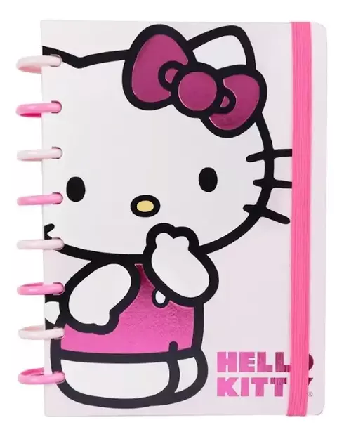 CUADERNO A DISCOS KITTY