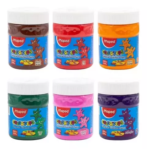 TEMPERA MAPED COLORPEPS X 250 GRS
