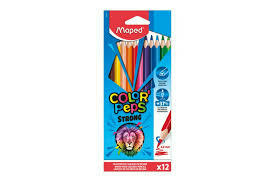 LAPICES DE COLORES MAPED COLORPEPS STRONG X 12 - comprar online