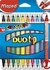 MARCADOR MAPED DUO TIP 2 EN 1 X 10