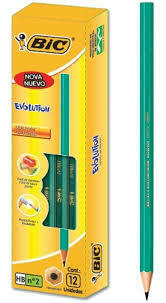 LAPIZ GRAFITO BIC EVOLUTION HB DOCENA