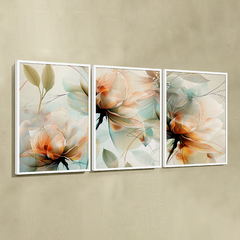 Tríptico Floral na internet