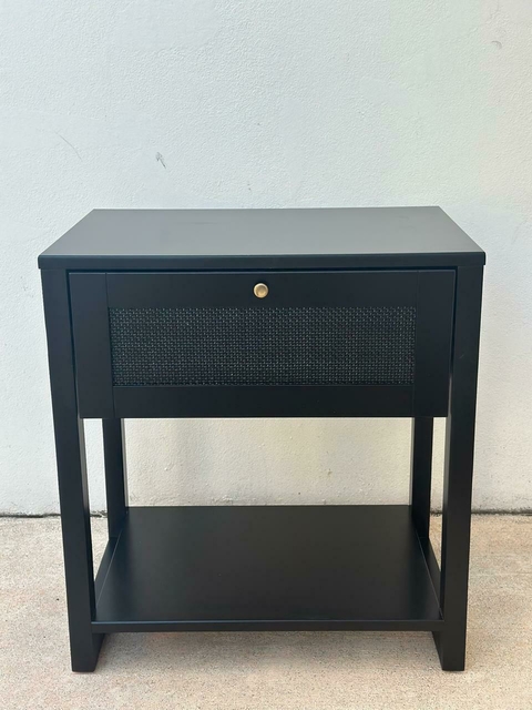 MESA DE LUZ FLOPA NEGRA - comprar online