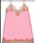 VESTIDO CORTO DE SATÉN COLOR ROSA DIOR CON DETALLES DE PUNTILLA , Jesús fernandez ( art. JFCAMC 07 ) en internet
