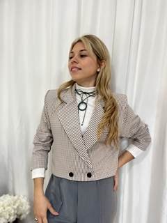 BLAZER CUADROS CORTO - QUITO (MG2932) - Magda