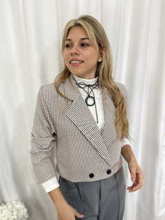 Imagen de BLAZER CUADROS CORTO - QUITO (MG2932)