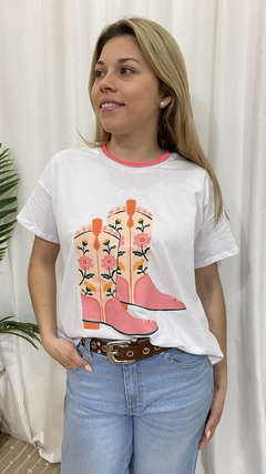 REMERA CUELLO - COWGIRL (MG2249) - comprar online