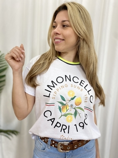 REMERA CUELLO - LEMONCELLO (MG2253) en internet