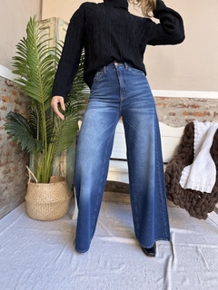 JEAN WIDE MORA | AZUL - ECCOMI CUA (ECC149) - tienda online