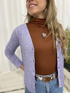 POLERA VISCOSA BORDADA - FLEUR (24297) en internet