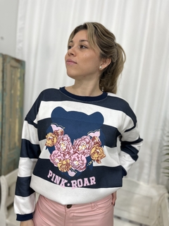 BUZO RAYADO - ROAR (MG2953) - comprar online