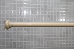 Barral de aluminio color beige extensible de 1 a 2M