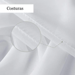 Juego de cortinas de voile 260x205 cm - Alfama Blanqueria