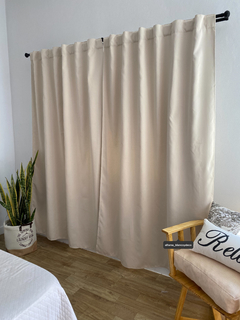 Cortina de ambiente black out textil 80% - Alfama Blanqueria