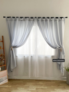CORTINAS DE AMBIENTE TROPICAL MECÁNICO | GRIS PERLA en internet