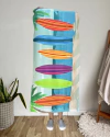 Toallón playero de microfibra estampada