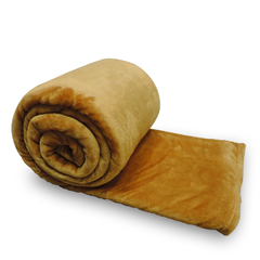 Frazada coral fleece (Microfibra liviana) Maíz - Queen size - 2 plaza 1/2 - comprar online