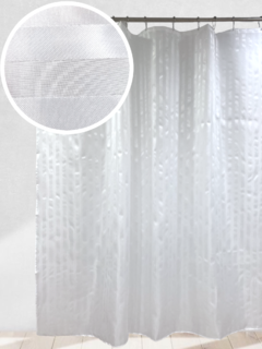 Cortina de baño importada teflón | Raya blanca en internet