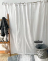 Cortina de baño tusor | blanco