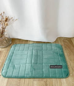 Alfombra antideslizante memory | verde