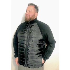 Campera de Polar y Matelassé