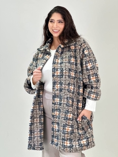 Saco tapado buclé combinados - comprar online