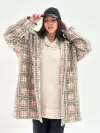 Saco tapado buclé combinados - comprar online
