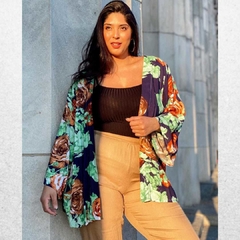 Pantalón de Fibrana Liso - Via Santina