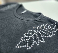 Remera lanilla con brillo - Via Santina