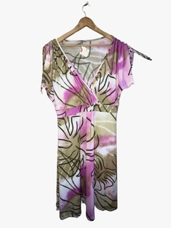 Vestido seda fría corte bajo busto en internet