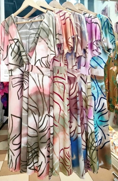 Imagen de Vestido seda fría corte bajo busto