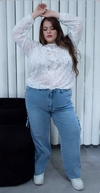 Jeans Mom con tiritas