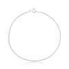 PULSEIRA CABO DE AÇO 18CM PRATA 925