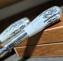 Fino Juego De Cuchillo Y Tendor En Caja Fina Incluye Grabado - comprar online
