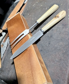 Imagen de Cuchillo Schmieden Especial Jue152 Fino Acero Grabado Personalizado