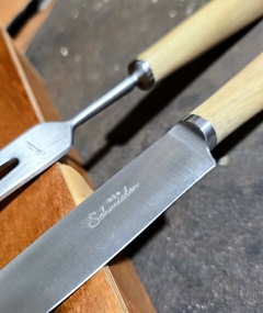 Cuchillo Schmieden Especial Jue152 Fino Acero Grabado Personalizado - D&G REGALERÍA