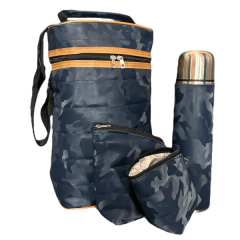 Set Matero Camuflados Yerbera + Azucarera + Funda para Termo