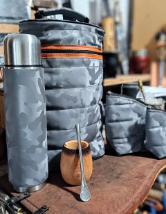Set Matero Camuflados Yerbera + Azucarera + Termo + Mate en internet