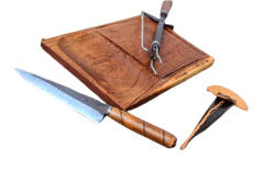Imagen de Tabla De Algarrobo C/cavidad+cuchillo Disco Arado+expulsador
