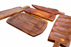 Set De Tablas De Algarrobo Para Picada Especial - D&G REGALERÍA