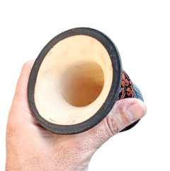 Mates De Calabaza Tallados + Bombilla De Acero - comprar online