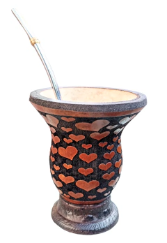 Mates De Calabaza Tallados + Bombilla De Acero en internet