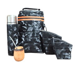 Imagen de Set Matero Camuflados Yerbera + Azucarera + Termo + Mate