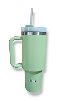 Vasos Doble Pared Termicos Con Manina Con Sorbete Y Pico