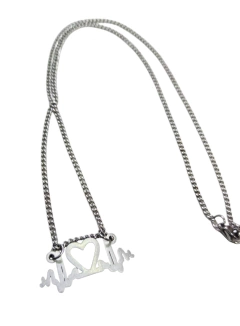 Cadena Collar Con Dije Acero Quirugico 50cm - D&G REGALERÍA