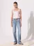 Jeans Straight Wash JAZMIN CHEBAR